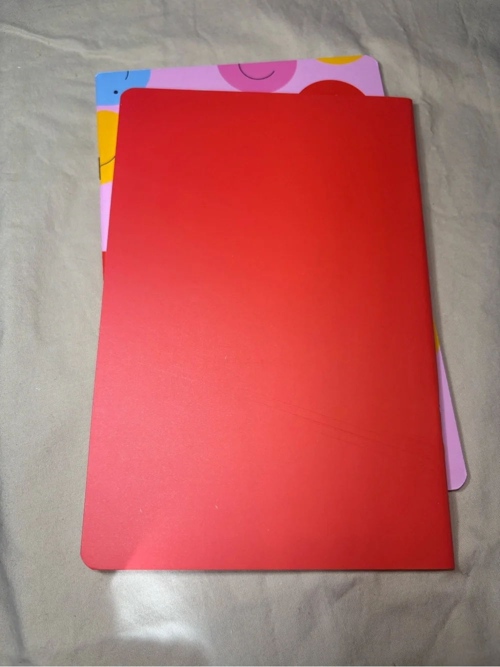 New 3 Pack Retro Arc Rainbow Notebook - Orange, Pink, Blue Journal Diary